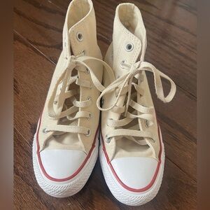 Converse High Top Cream